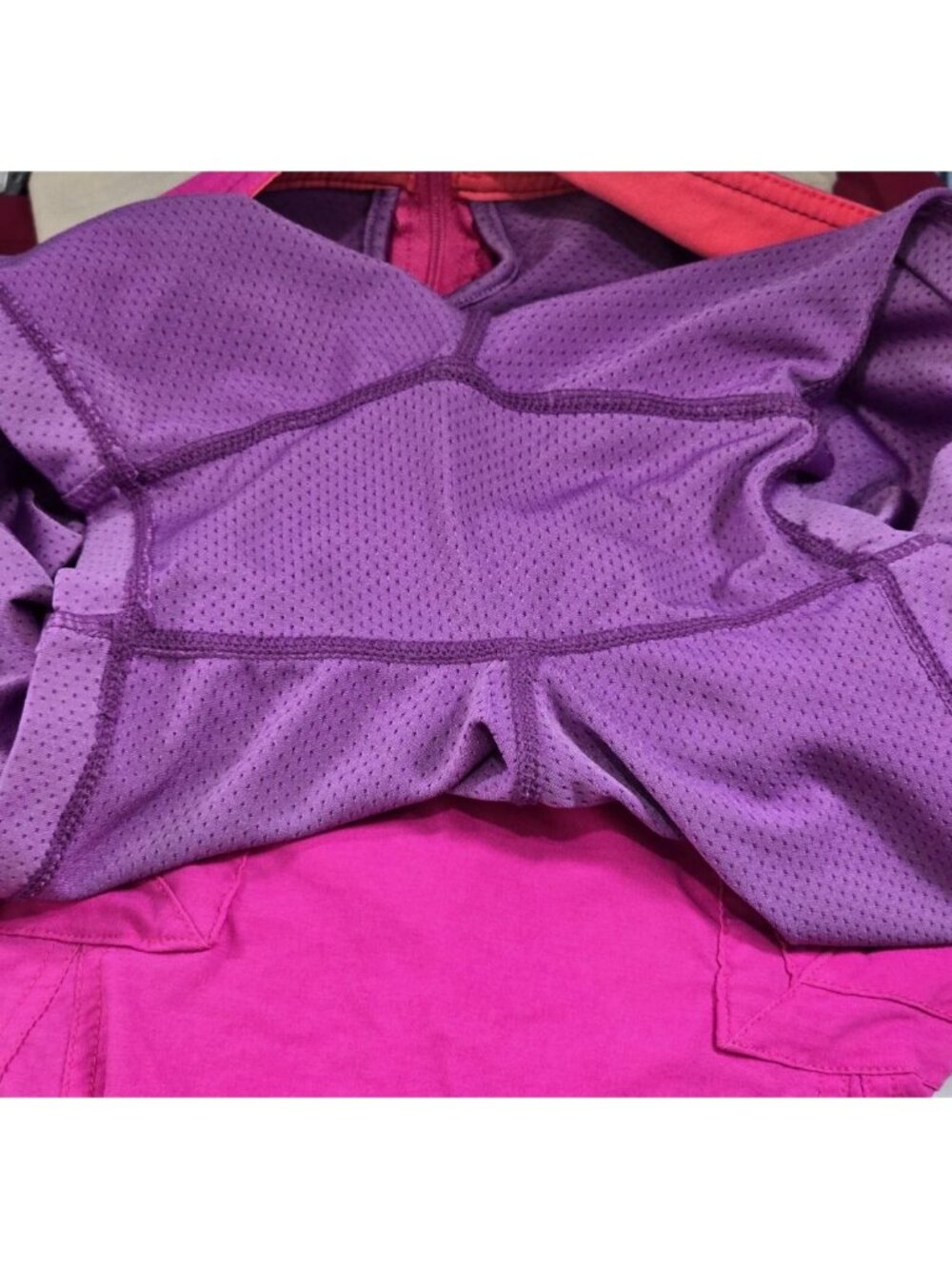 NWOT Title Nine Trail Mix Pink Athletic Travel Side Zip Cargo Skort Skirt 10 - Picture 10 of 13